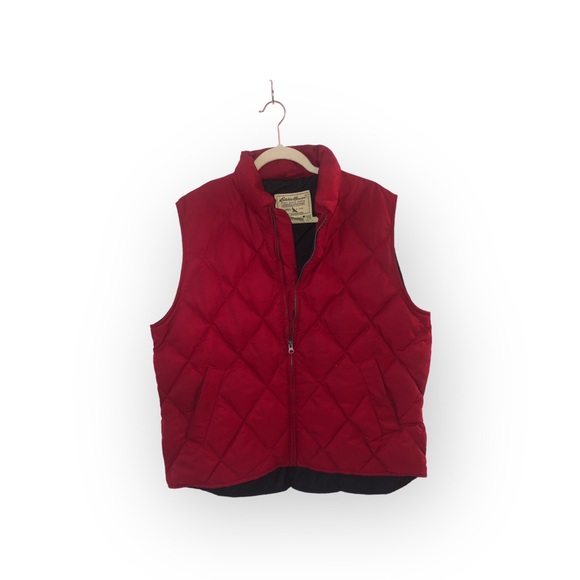 Eddie Bauer Jackets & Blazers - Eddie Bauer Large Red Puffer Vest